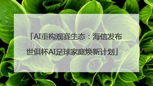 AI重构观赛生态：海信发布世俱杯AI足球家庭焕新计划