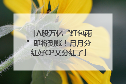 A股万亿“红包雨”即将到账！月月分红好CP又分红了